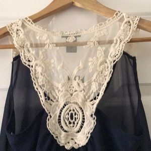 Lace tank top